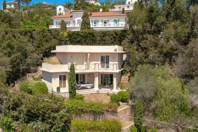Villa Vue Mer Magnifique Mandelieu 6 Personnes