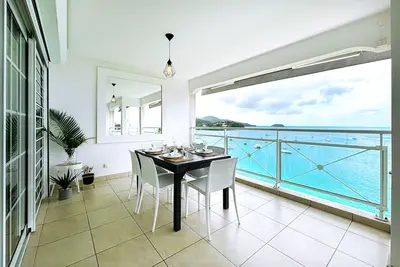 Image de T3 apartment with breathtaking sea view, 150m from the beach