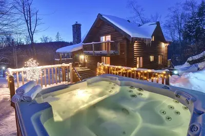 Image de Spa chic dans la région de Tremblant