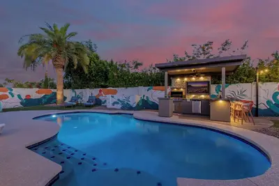 Sonoran Soul: Luxe Scottsdale Retreat with Pool, Hot Tub & Game Room