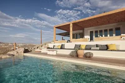 Image de Brand New Villa Rossa on Excellent Location by Ftelia beach, Breathtaking view