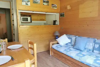 Image de Le Cheval Blanc D15 - Joli 2 pièces, balcon plein sud coté pistes