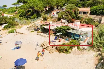 Strandhaus 'Perla di Mare' directement sur la mer