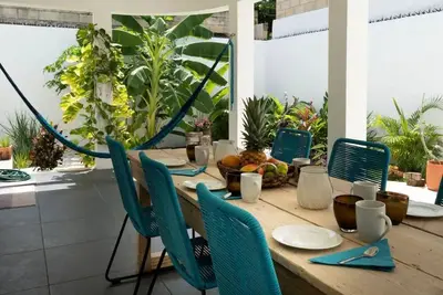 Image de Huge terrace, Ks Bed, Free WiFi, 5 min from Beach