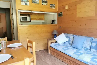 Image de Le Cheval Blanc D15 - Joli 2 pièces, balcon plein sud coté pistes