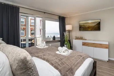 Image de Meerliebe - Beautiful 1-room apartment, close to the beach with sea view, balcony, Wlan.