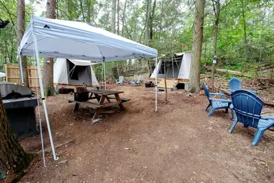 Image de Rare, peaceful glamping, hot shower, mini golf near appalachian trail