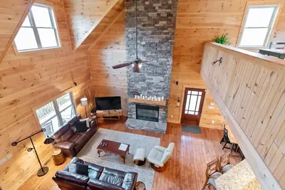 Image de Cozy cabin with indoor fireplace