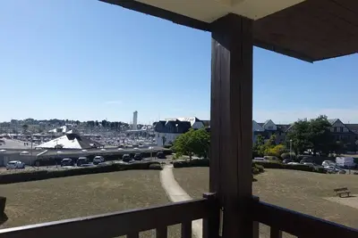 Image de Appartement 2 à 4 pers, vue port Crouesty - Wi-Fi, Parking
