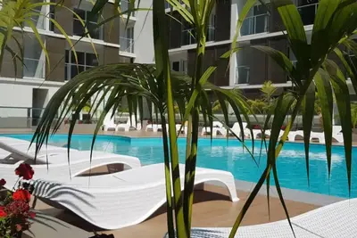 Image de Appartement Madalenas Palace-Funchal Madeira avec vue sur la mer, piscine et Wi-Fi.