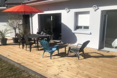 Image de Appartement B T3 Rdc avec terrasse proche plages