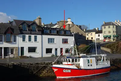 Image de Cottage-Prestige-Salle de bain et douche-Vue sur Port-Quay Cottage