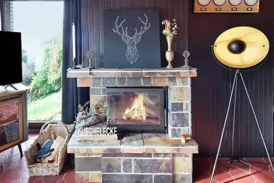 Image de Maison de vacances 'AusZeyt Edersee Pour Quatre' avec terrasse privée, jardin privé et Wi-Fi