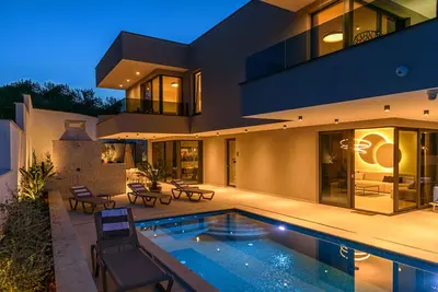 Image de By Trgogir, Luxury Villa Lucy Plum with beautiful outdoor pool and Seaview