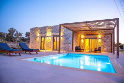 Image de Marelia Villa 1 - Unique quit villa with stunning Psiloritis Mountain View