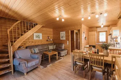 Image de Has-37 log cabin, 4 people, 65sqm - Blauvogel nature adventure village (3)