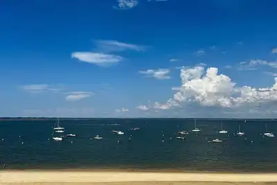 Image de T2 vue Bassin, accès direct plage, Arcachon