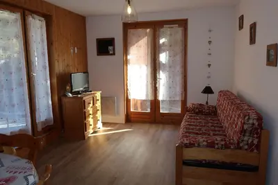 Image de 3 pièces pour 8 personnes, terrasse spacieuse, Valloire