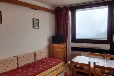 Image de Studio agréable aux pieds des pistes avec balcon et animaux tolérés