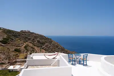 Image de Appartement pour animaux \"Antiparos\" avec vue sur mer et Wi-Fi