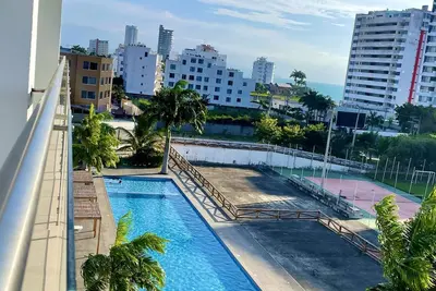 Image de Resort Playa Azul Tonsupa Apartment with a view of 2 rooms.