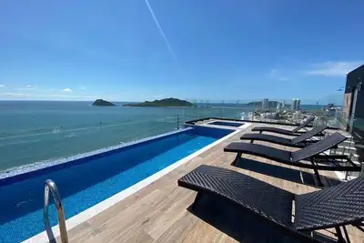 **New Listing** Brand New Top Floor 2 Bedroom Unobstructed Ocean Front Condo