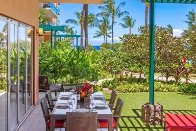 Image de Maui Resort Rentals: Honua Kai – 8 Total Bedrooms, Groundfloor Residences, Over 4600 Combined Sq. Ft. , Large Lawn Areas, Steps to Pools/Beach/B. B. Q. s!
