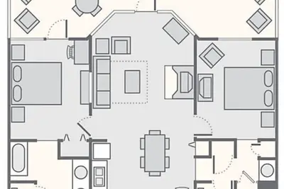 Image de 2 bedroom cabin with kitchen and living room On Table Rock lake near Branson, Mo