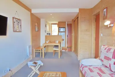 Image de 3ème étage, vue montagne, balcon, télévision, 50m², Montchavin La Plagne