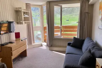 Image de Studio de 25 m² avec balcon à Tignes