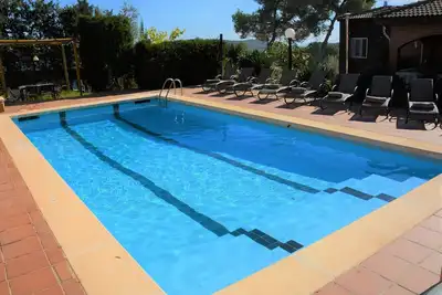 Image de à 15 minutes/Voiture de Sitges. Villa Sitges Soledad A/C. Piscine Xxl. 12 p.