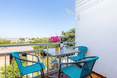 Appartement \"Socorro 39-1\" avec vue sur les montagnes, balcon et Wi-Fi.