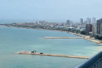 Image de Apartamento Frente al mar en Cartagena, Bocagrande a 5 min del Centro Histórico!