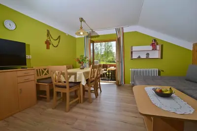Vacation apartment with 2 bedrooms, each with a balcony