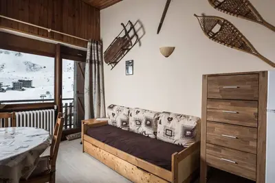 Image de Appartement 2 pièces avec balcon, proche pistes, Wifi, animaux acceptés