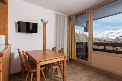 Image de Studio Confortable 4 Pers · Proche Pistes · Balcon avec Vue