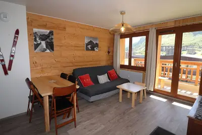 Image de Appartement rénové pour 4 pers. avec balcon et Wifi, proche pistes