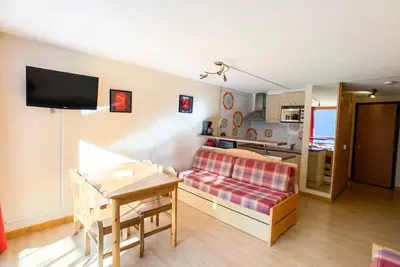 Image de Studio confortable et lumineux, proche des pistes et commerces, balcon, animaux admis