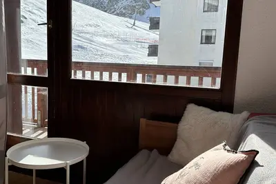 Image de Appartement confortable skis aux pieds avec balcon, 6 pers, Tignes