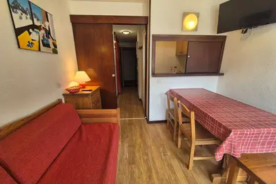 Image de Studio 4 pers. pieds des pistes avec balcon à Tignes