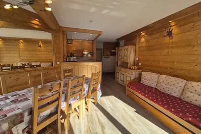 Image de Appartement lumineux proche pistes et commerces, 3p/8 pers, balcon exposé sud