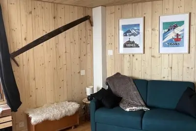 Image de Studio rénové à Tignes, proche pistes, balcon, animaux acceptés