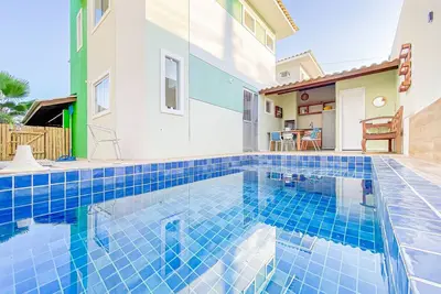 Image de Gb46 Wonderful House with 4 Suites and Private Pool in Guarajuba