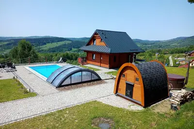 Image de 2 - bedroom mountain chalet with sauna and hot tub
