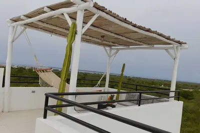 Image de Apartment with panoramic View, in a Bohemian Style.
