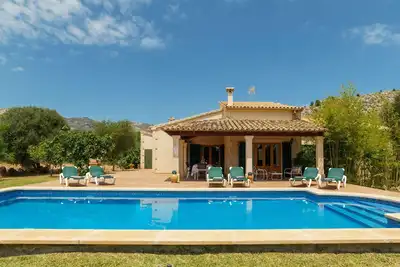 Punta Colet. Large pool and spacious garden for endless fun