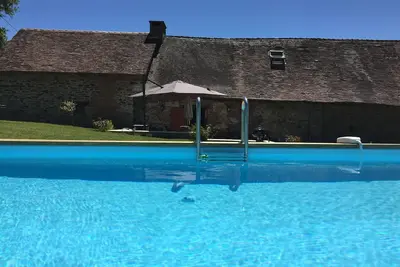 Image de Beautiful luxury restored gîte with private solar heated pool.