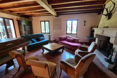 Image de Grand Gite avec tennis et piscine