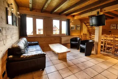 Image de Situé au pied des pistes de Morillon 1100