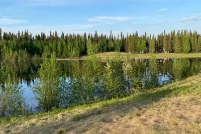 Image de Lakefront Cabin across from Santa Claus House!